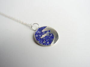 Imatge petita de Penjoll lapislàtzuli Blanes Trencadís amb cadeneta