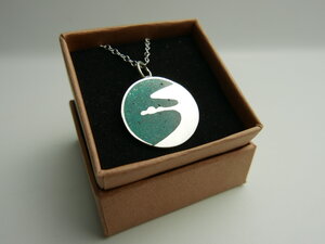 Imatge gran de Penjoll crisocol·la Blanes Trencadís amb cadeneta