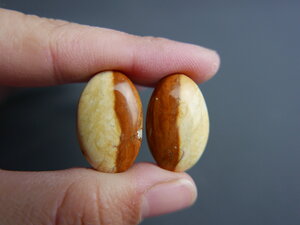 Imatge gran de Parella de caboixons d'òpal 00691