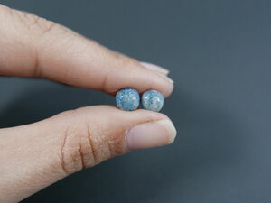 Imatge gran de Parella de caboixons d'atzurita 01340