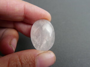 Imatge gran de Caboixó quars rosa 01418