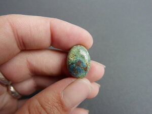 Imatge gran de Caboixó malaquita 01470